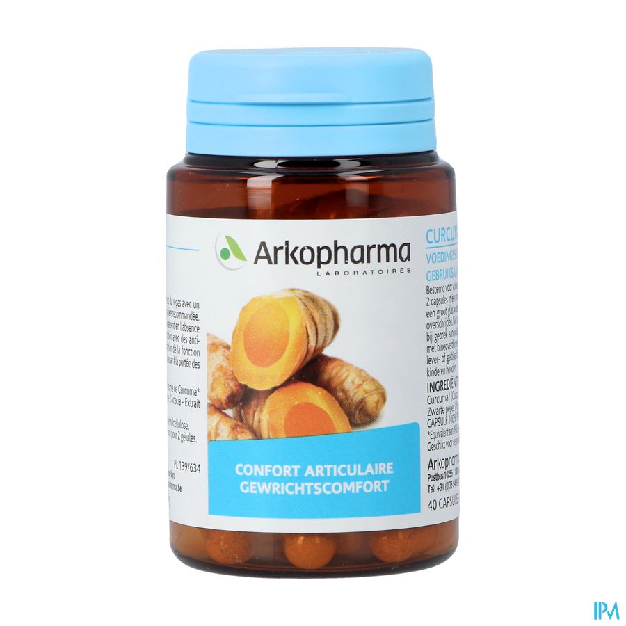 Arkogelules Curcuma Caps 40 Nf
