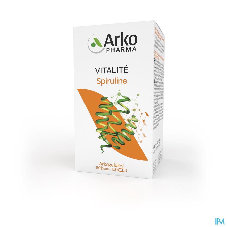Arkogelules Spiruline Bio Caps 150