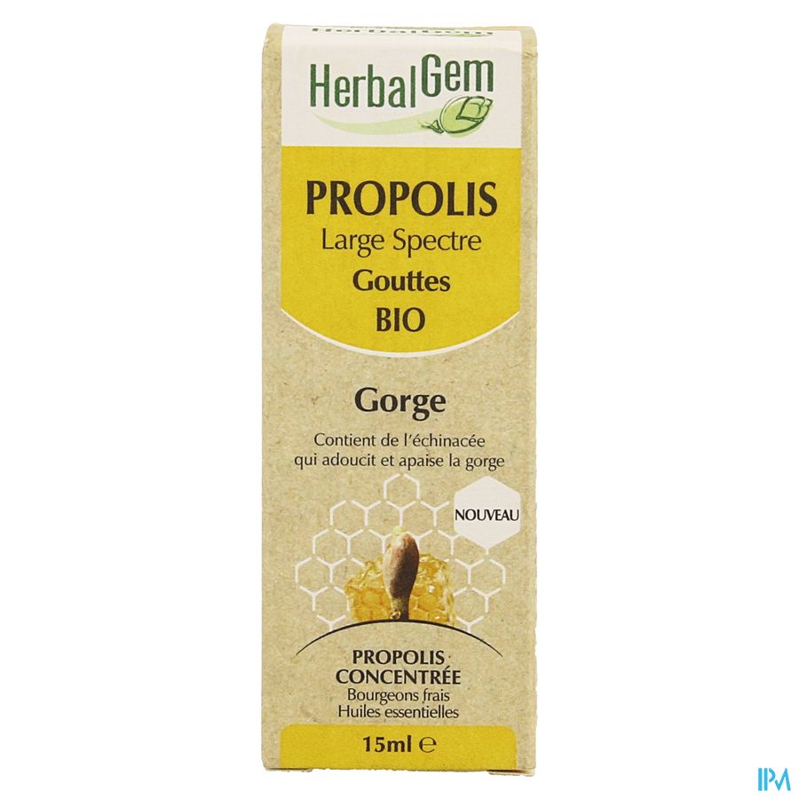 Herbalgem Propolis Large Spectrum Bio Fl Gutt 15ml
