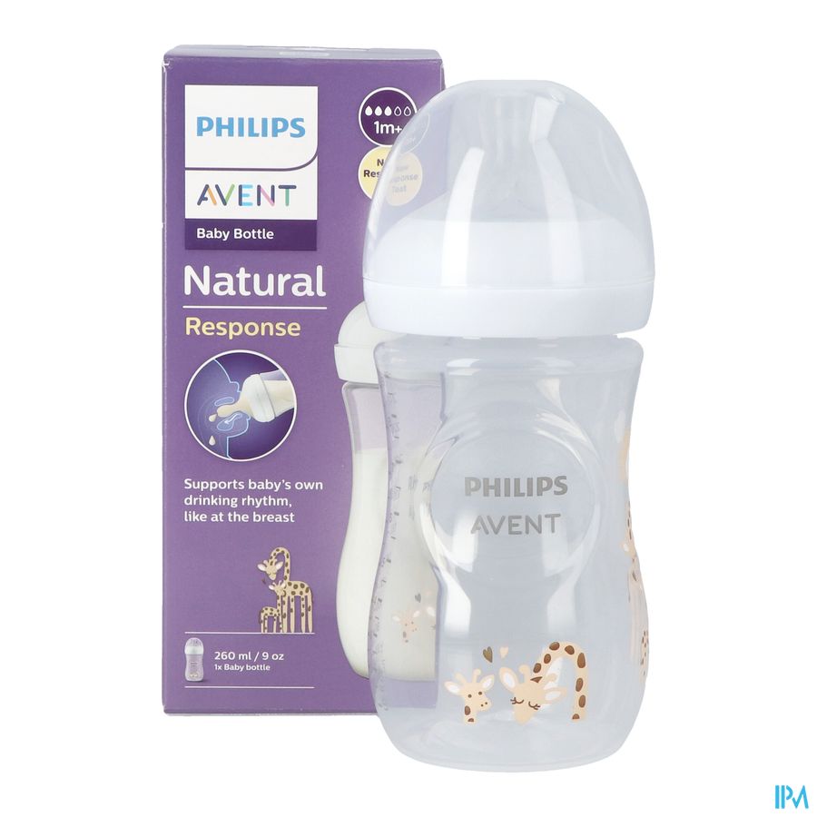 Philips Avent Natural 3.0 Biberon Giraffe 260ml