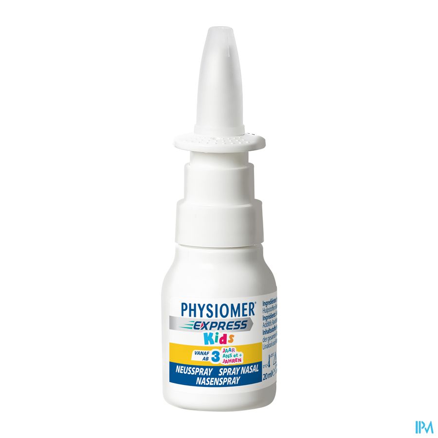 Physiomer® Express Kids Spray Nasal 20ml-En Cas De Nez Bouché,Nez Coulant,Rhume