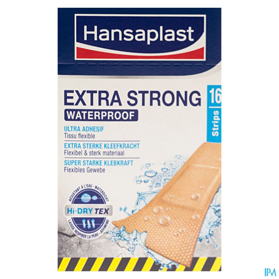 Hansaplast Extra Strong Waterproof Strips 16