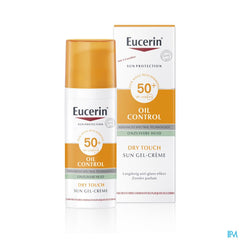 Sun Oil Control SPF 50+ Toucher Sec Gel-Crème Peau à Imperfections et Grasse avec pompe 50ml