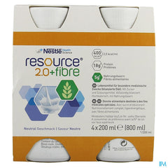 Resource 2.0 Fibre Neutre 4x200ml 12100792