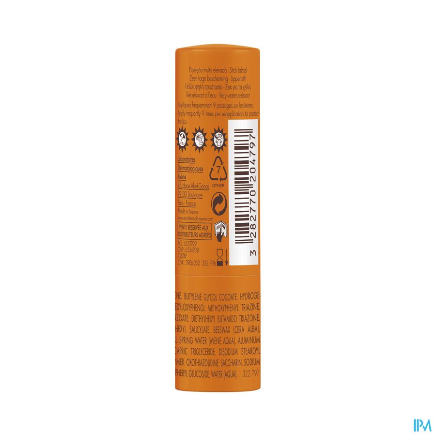 Eau Thermale Avène - Stick lèvres SPF 50+