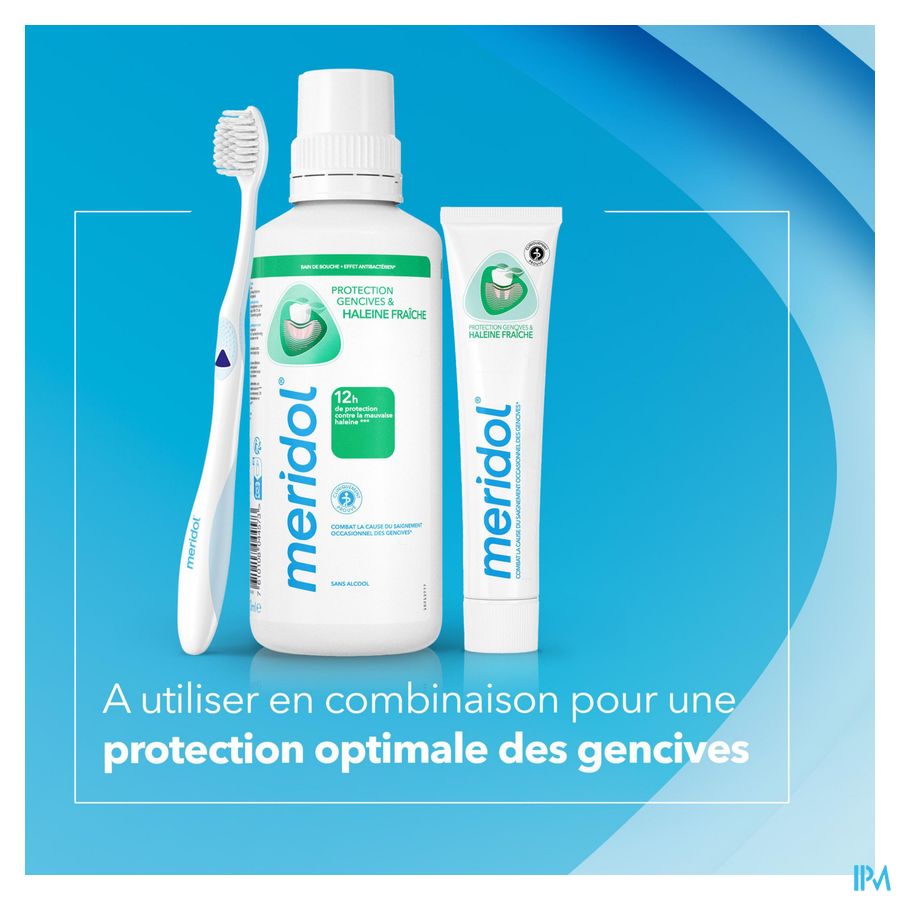 Meridol Eau Buccale Protect. Gencives&hal.fr.400ml