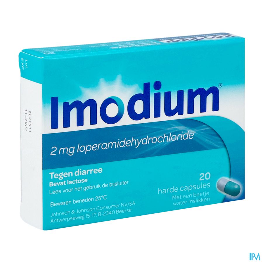 Imodium® capsules, traitement de la diarrhée, 20 gélules