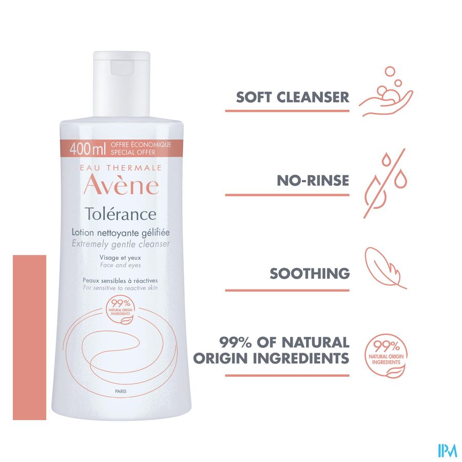 Eau Thermale Avène - Tolérance Lotion nettoyante gélifiée
