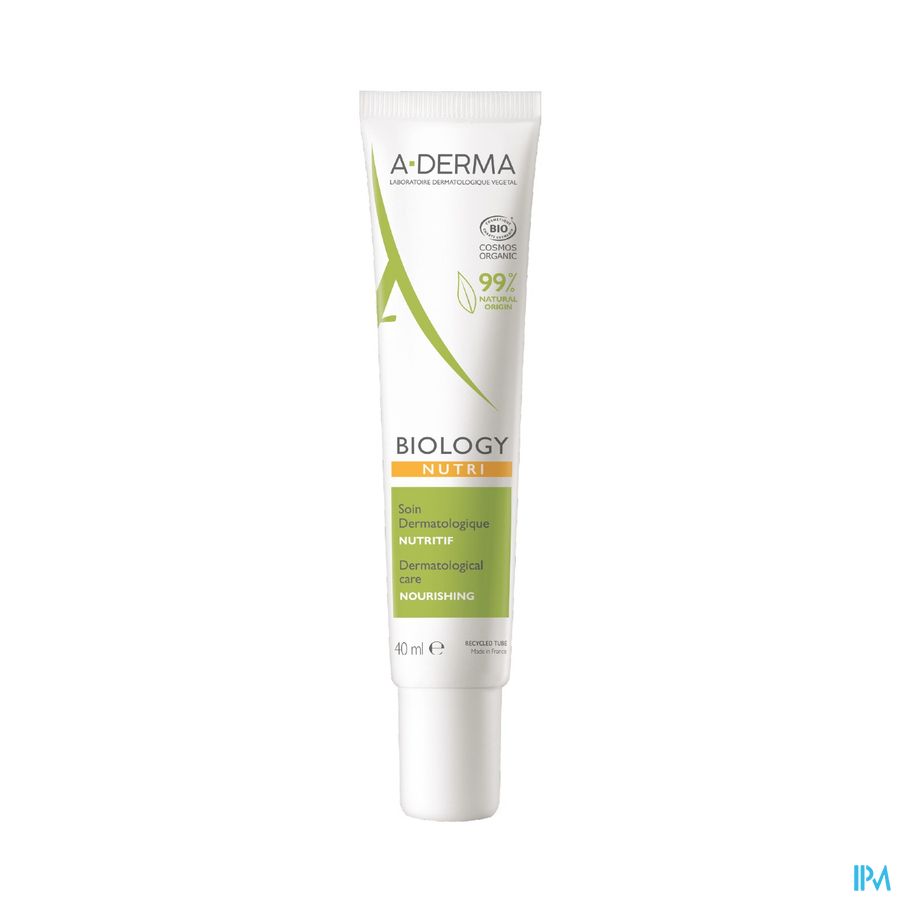 A-DERMA - BIOLOGY NUTRI SOIN DERMATOLOGIQUE NUTRITIF - Crème visage nutritive - BIOLOGY