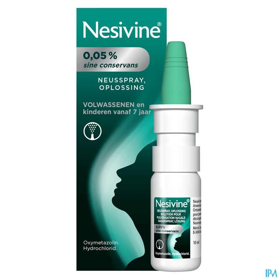 Nesivine 0,05% Sine Conserv Spray Nasal 10ml