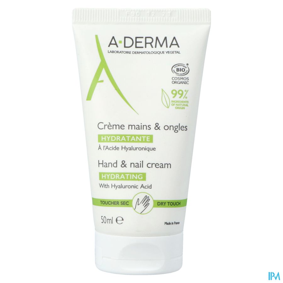 A-DERMA LES INDISPENSABLES Crème mains & ongles hydratante