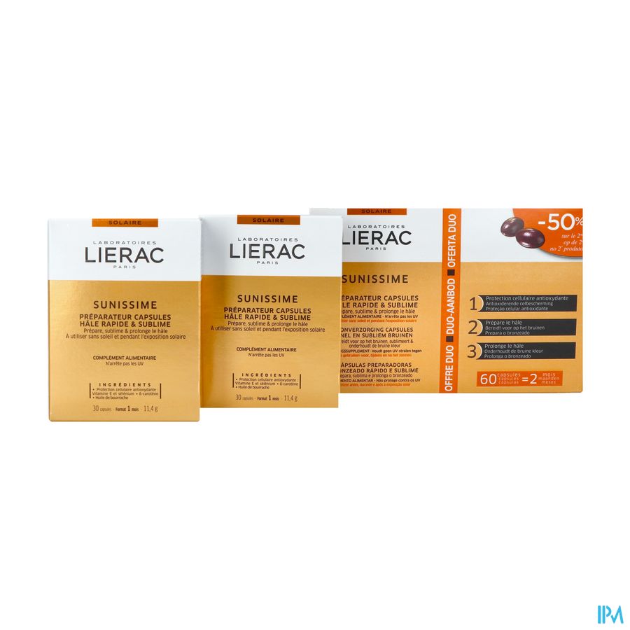 Lierac Sunissime Duo Bronzage Blister Caps 2x30