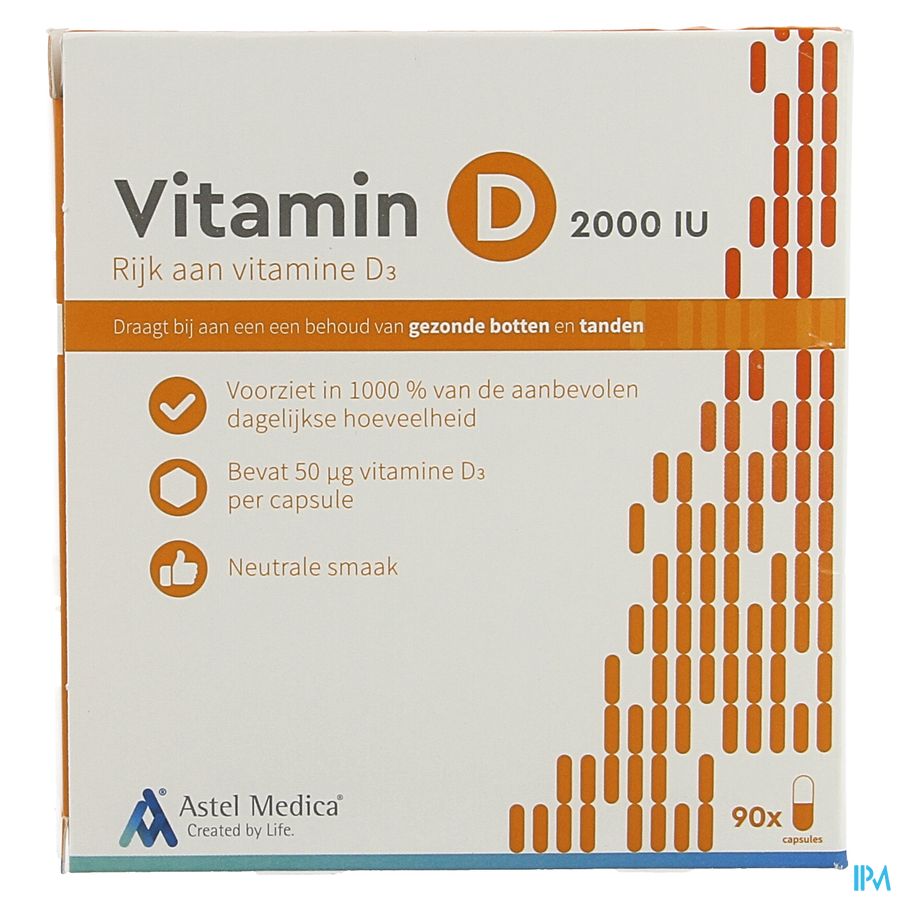 Astel Vitamin D 2000iu Caps 90