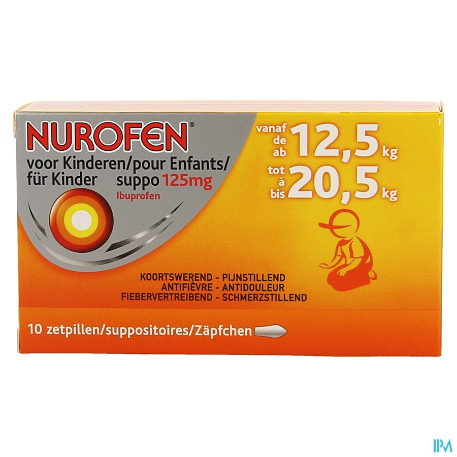 Nurofen Enfant 125mg Suppo 10x125mg