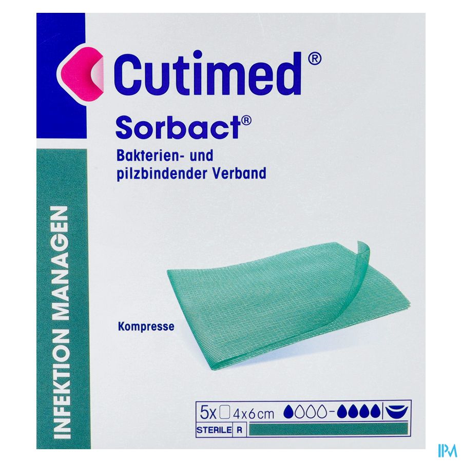 Cutimed Sorbact Cp 4x 6cm 5 7216401
