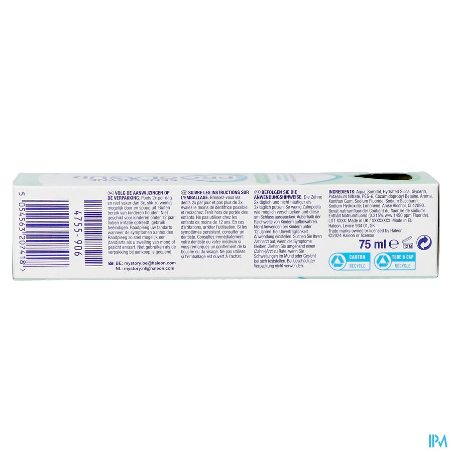 Sensodyne Proglasur Multi Action Daily Protection Dentifrice 75ml