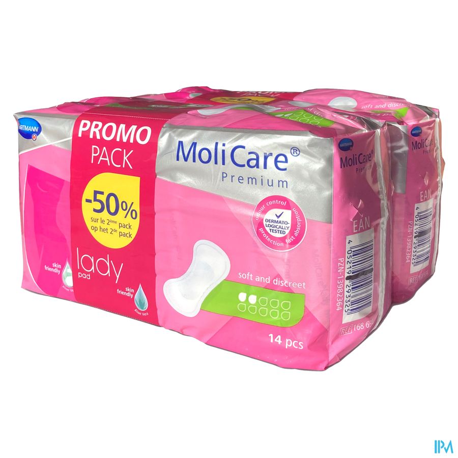 Molicare Premium Lady Pad 2 Drops 2x14 Promopack