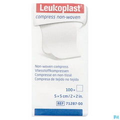 Leukoplast Compress N/woven N/st. 5cmx5cm 100
