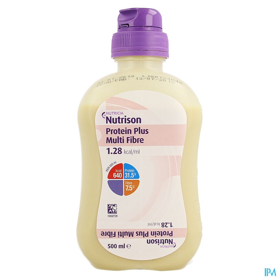 Nutrison Protein Plus Multi Fibre Alimentation Complète Par Sonde Bouteille 500ml