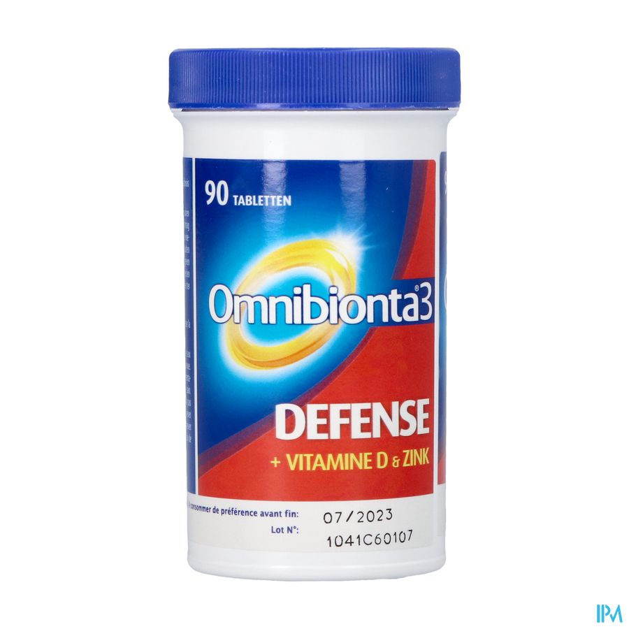 Omnibionta3 Defense Multivitamines Immunité (90 comprimés)