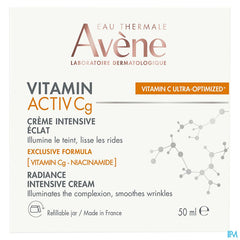 Eau Thermale Avène Crème intensive éclat VITAMIN ACTIV Cg