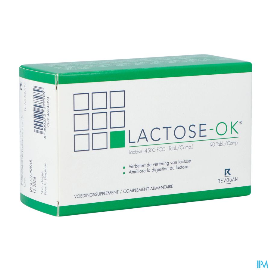 Lactose-ok Comp 90 Revogan
