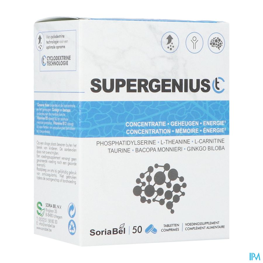 Soria Supergenius Ct Caps 50
