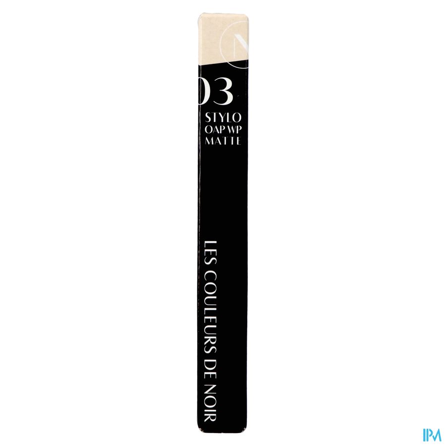 Couleurs De Noir Stylo Oap Wtp Matte 03