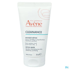 Eau Thermale Avène Masque CLEANANCE détox  - Matifiant, purifiant - Peaux sensibles, à imperfections