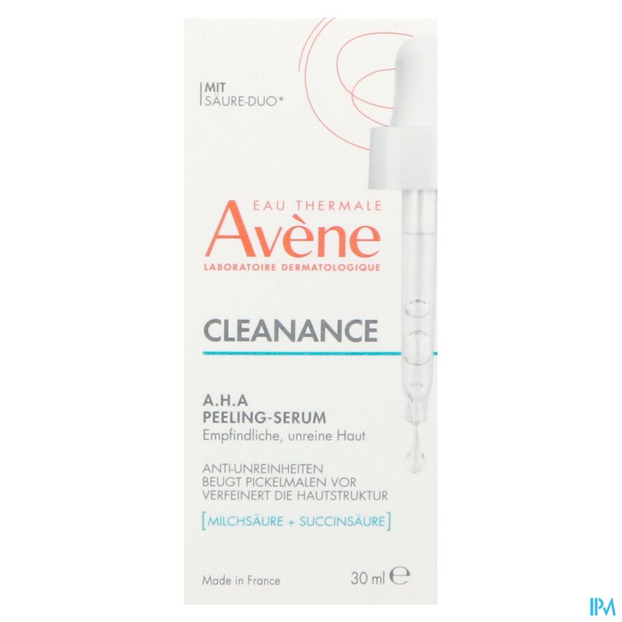 Eau Thermale Avène CLEANANCE Sérum exfoliant A.H.A - Anti-imperfections, anti-marques pour les peaux sensibles à imperfections