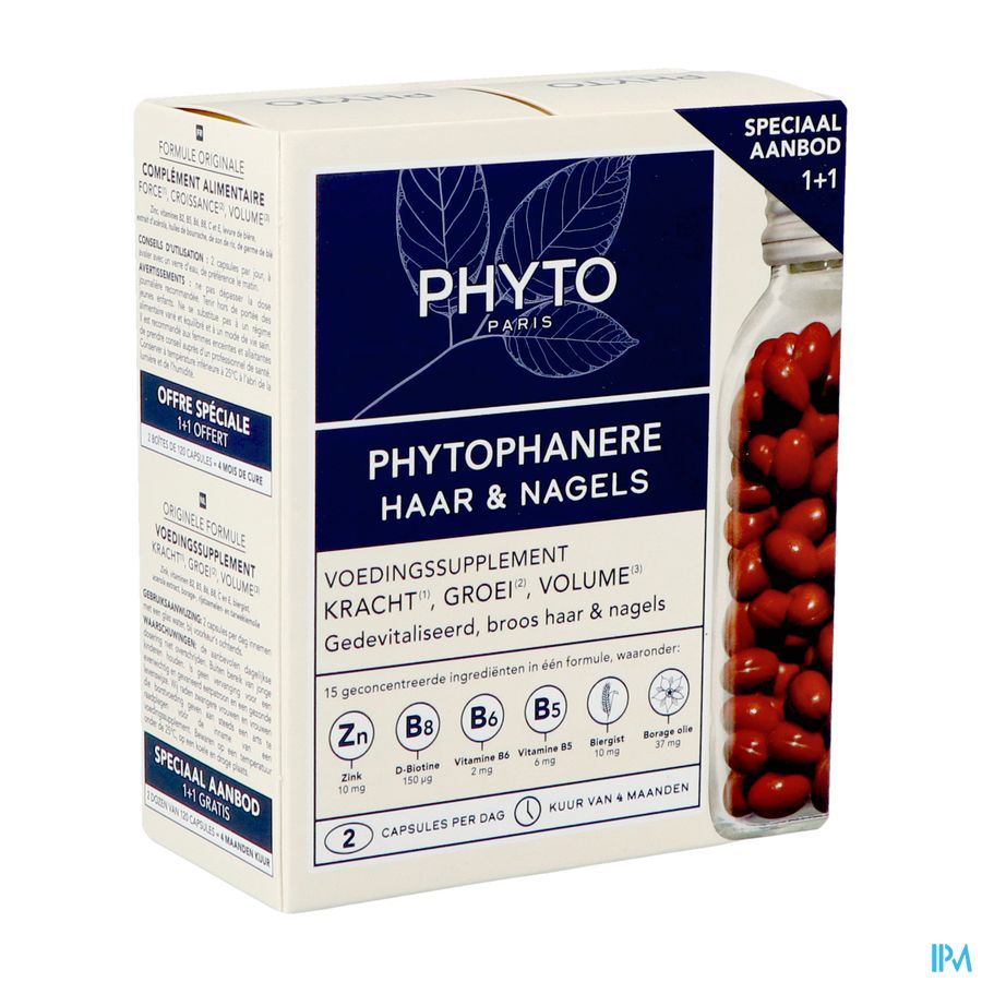 Phytophanere Cheveux & Ongles Caps 2x120