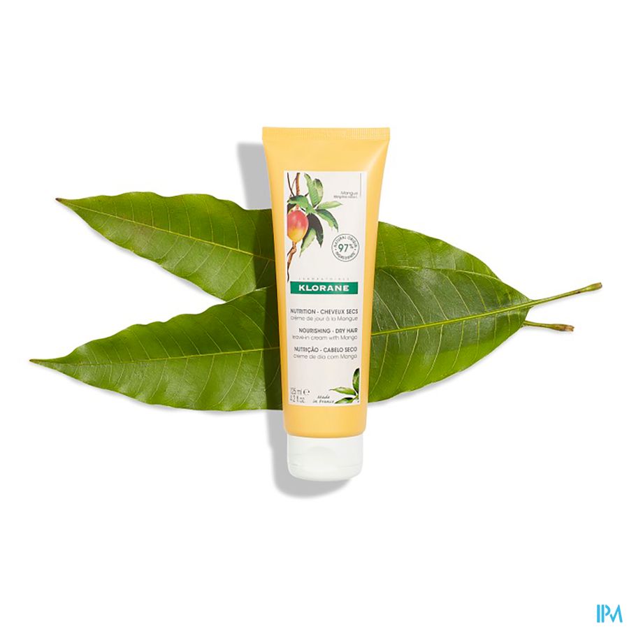 Klorane - Crème de jour Nutrition à la Mangue - Cheveux secs