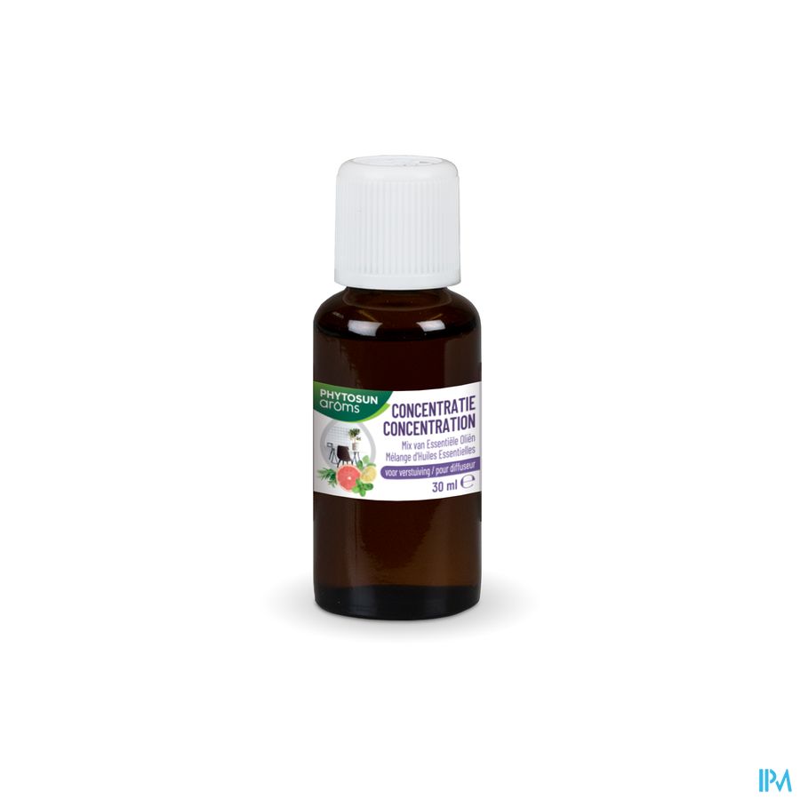 Phytosun® Mélange D’Huiles Essentielles – Concentration – 30 ml – Plus D’Énergie