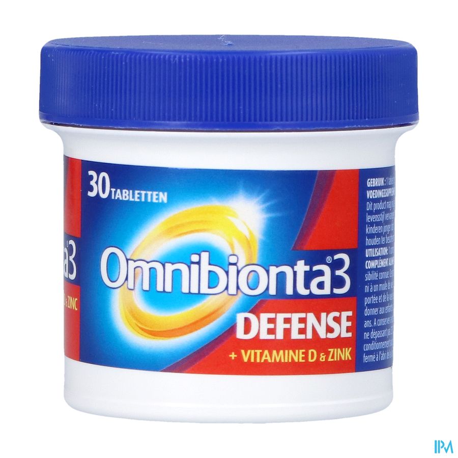 Omnibionta3 Defense Multivitamines Immunité (30 comprimés)