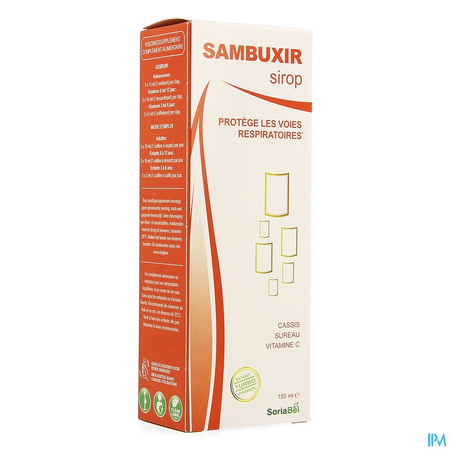 Soria Sambuxir Sirop 150ml Nf Rempl.2563781