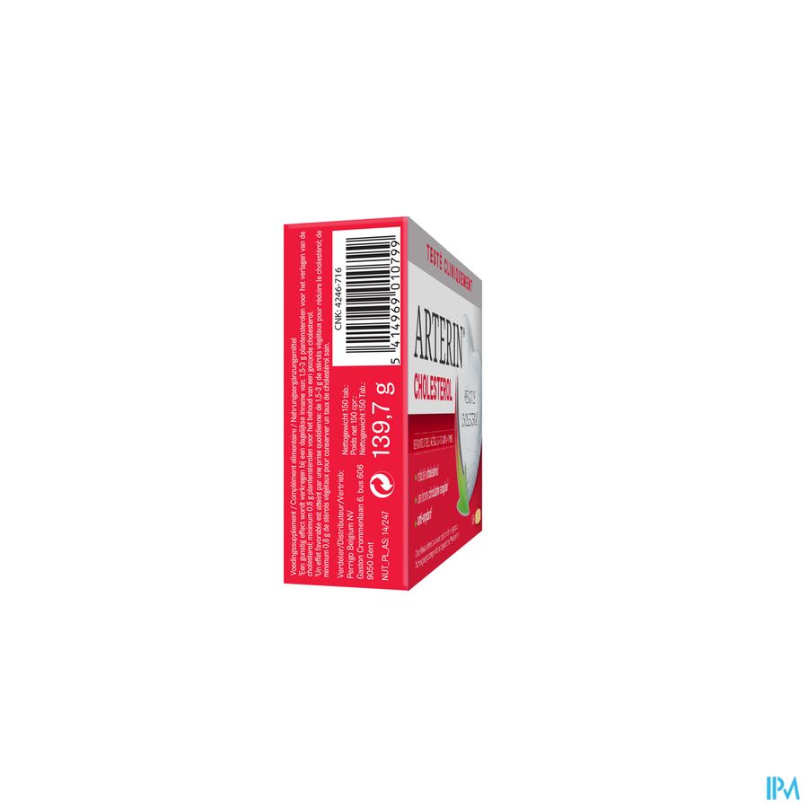 Arterin® Cholestérol 150 Comprimés - Réduit le cholestérol