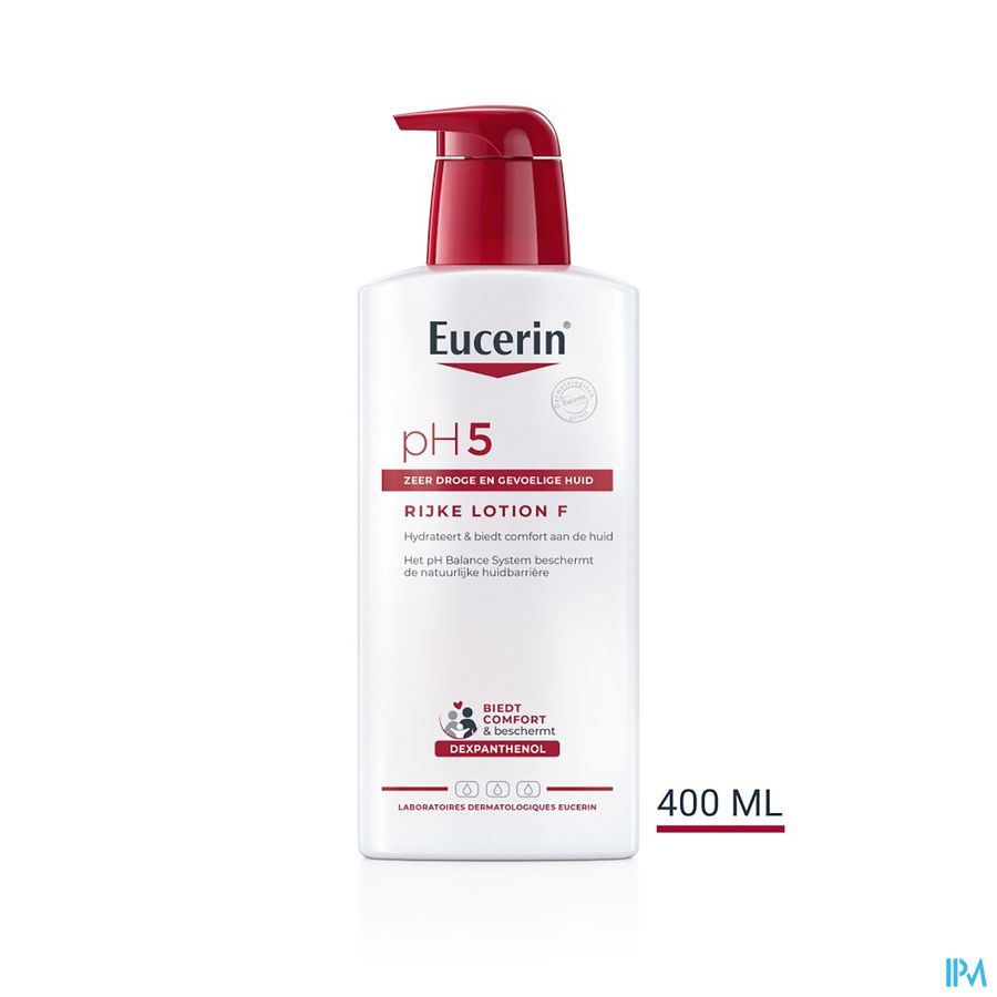 pH5 Lotion Riche F Peau Très Sèche et Sensible avec pompe 400ml