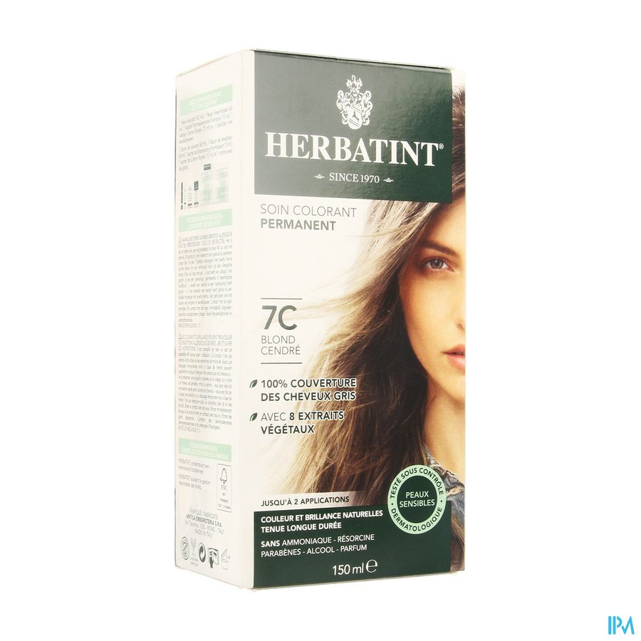 Herbatint Blond Cendre 7c 150ml