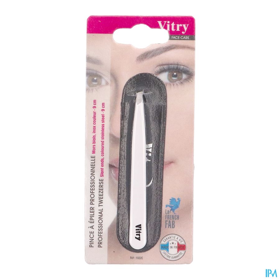 PINCE A EPILER PROF. MB INOX COULEUR