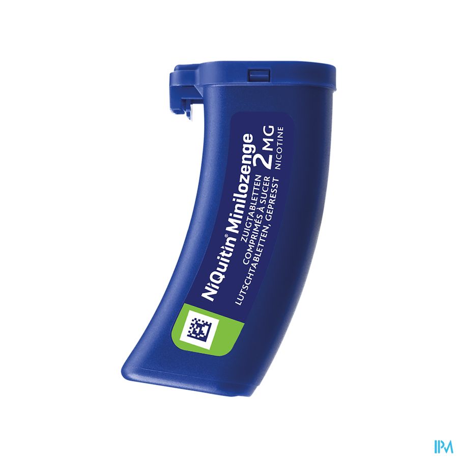 NiQuitin® Minilozenge comprimé à sucer 2 mg 60p – Arrêter de Fumer – Réprime l’envie soudaine de cigarette