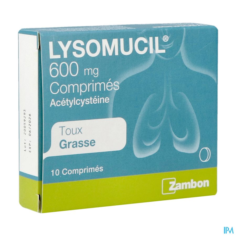 Lysomucil 600 Comp 10 X 600mg