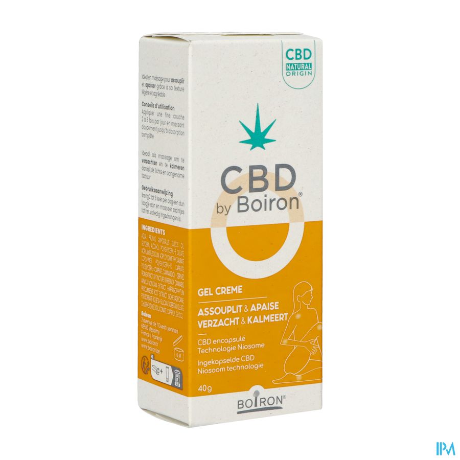 Cbd Gel Creme Assouplissant & Apaisant 40g Boiron