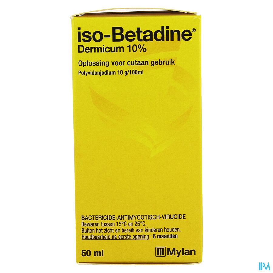 Iso Betadine Dermique 10% Sol Fl 50ml