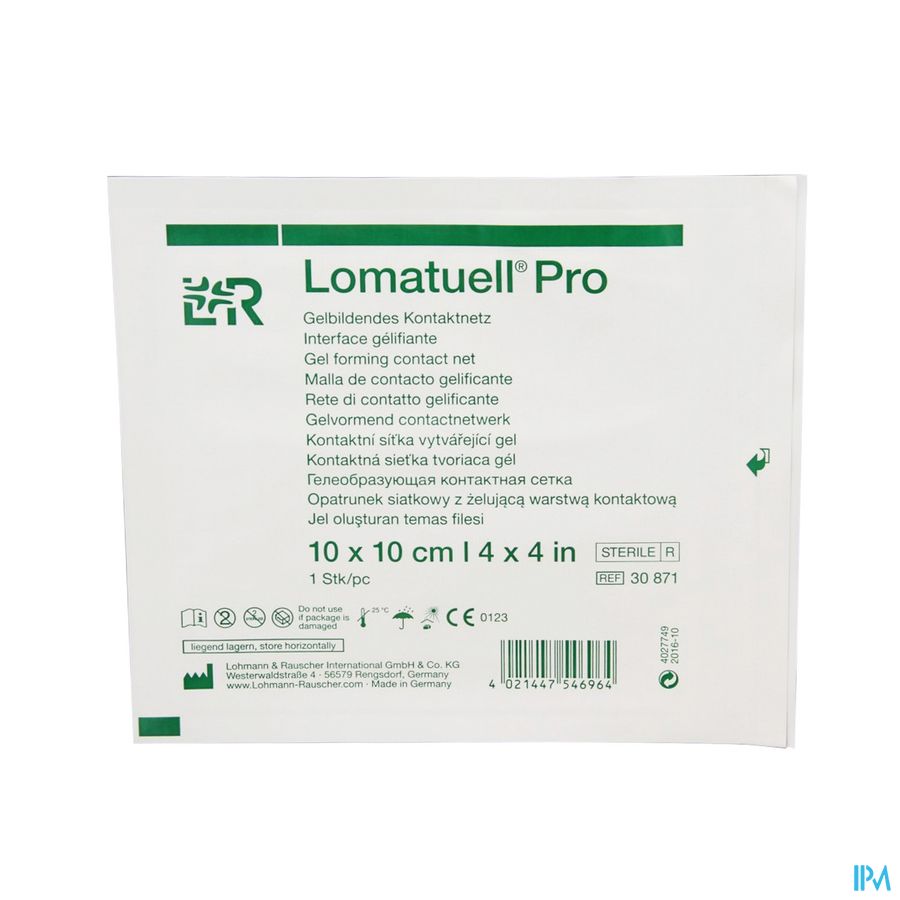 Lomatuell Pro Compresse Ster 10x10cm 10 30871