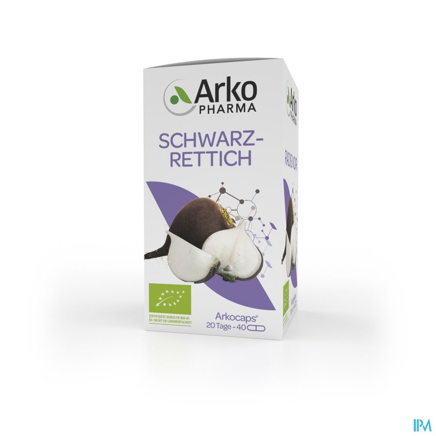 Arkopharma Arkogélules Radis Noir Bio Digestion 40 Gélules