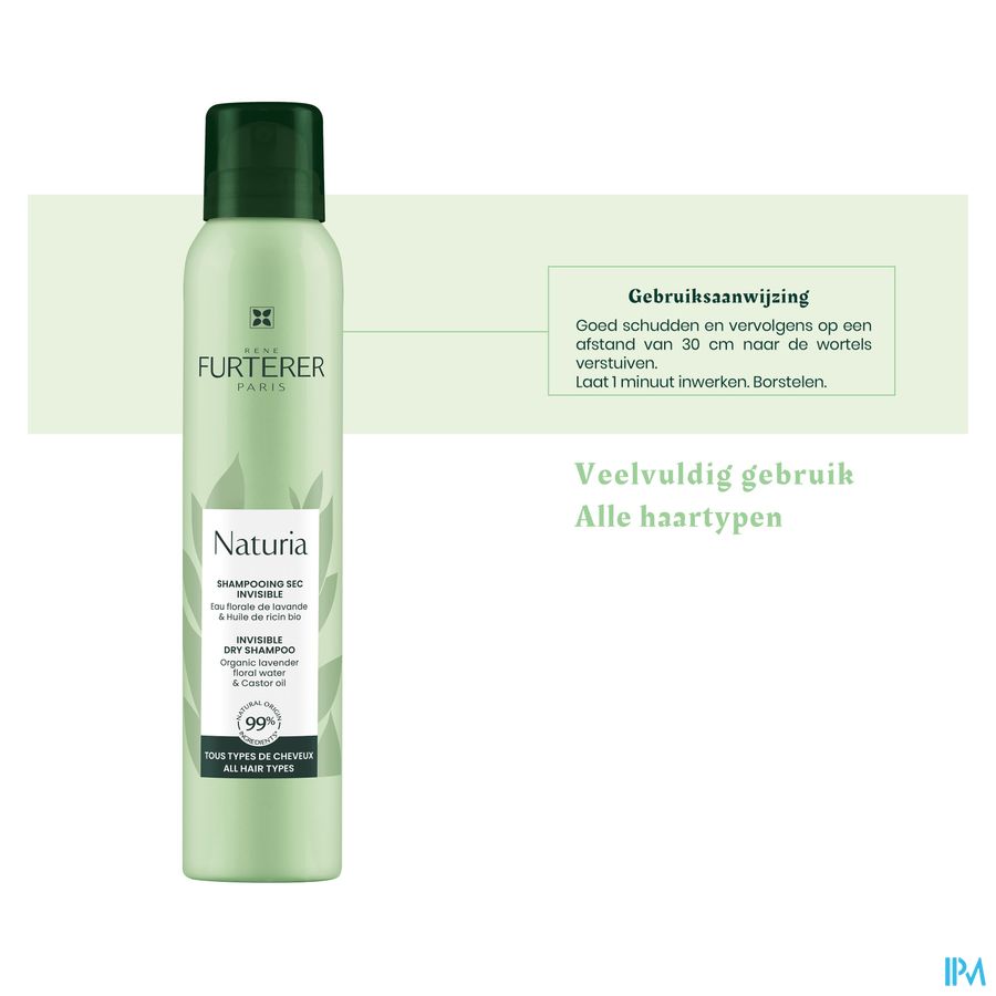 René Furterer Shampooing sec invisible - Shampoing sec naturel - NATURIA