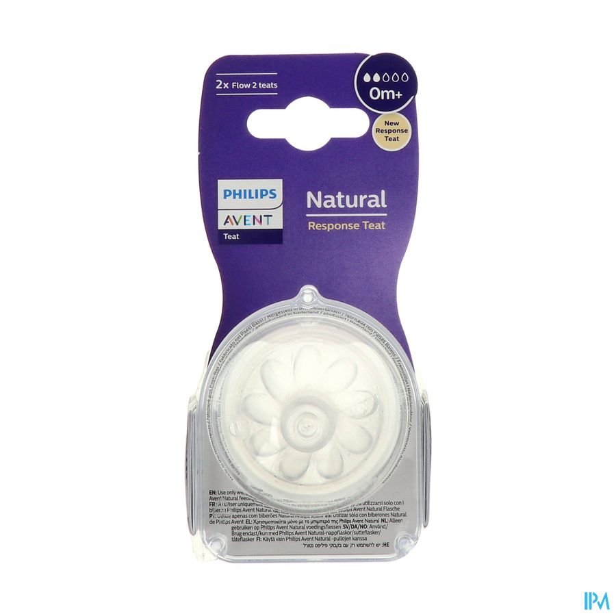 Philips Avent Natural 3.0 Tetine 0m+ T2 1