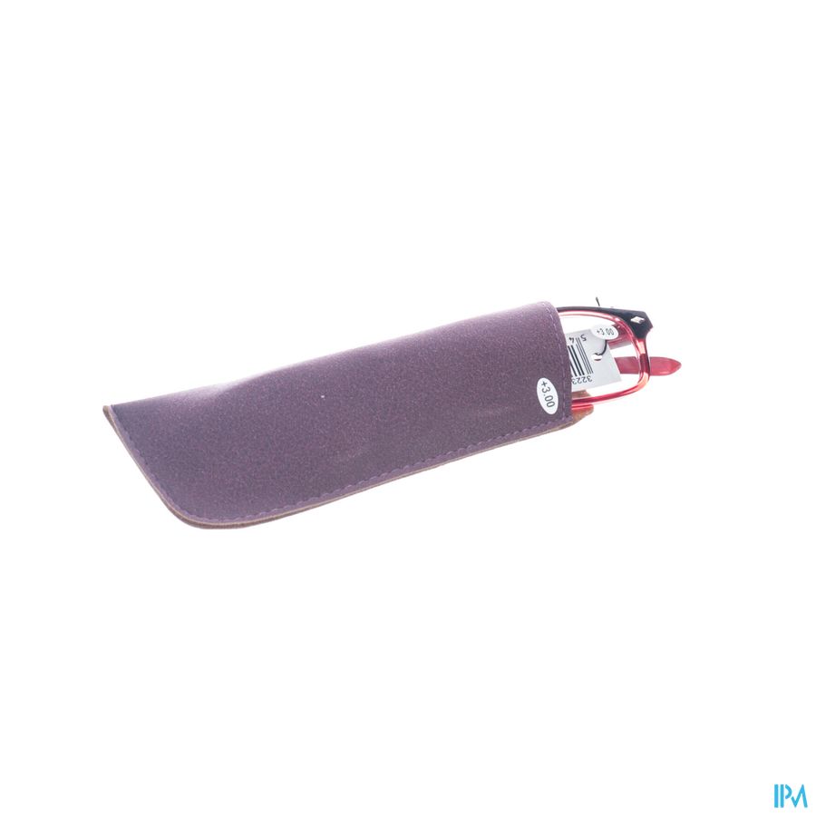 Pharmaglasses Lunettes Lecture Diop.+3.00 Red