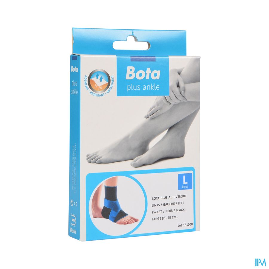 CHEVILLERE + VELCRO BOTA PLUS NOIR GAUCHE \ LARGE = 23-25 cm