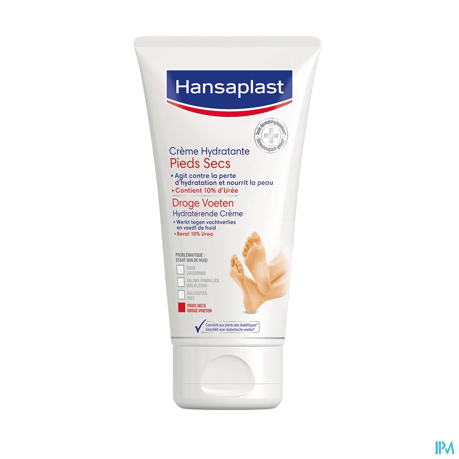 Hansaplast Creme Hydratante Pieds Secs 100ml